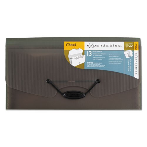 Expandables Expanding File For Checks, 13 Sections, 1/13-cut Tab, Randomly Assorted