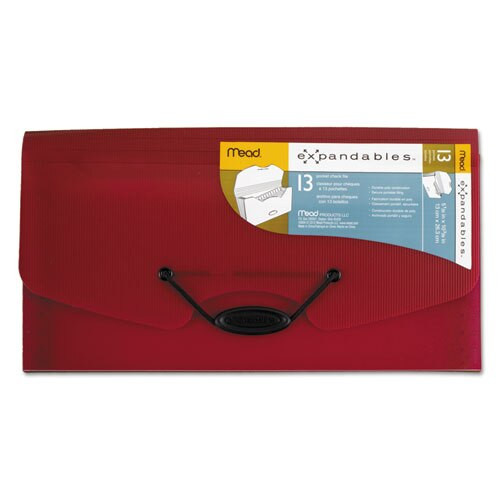 Expandables Expanding File For Checks, 13 Sections, 1/13-cut Tab, Randomly Assorted