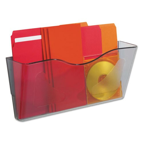 Euro-style Docupocket Landscape Wall File, Large/tabloid, 15 X 6 5/8 X 4, Smoke Euro-style Docupocket Landscape Wall File, Large/tabloid, 15 X 6 5/8 X 4, Smoke