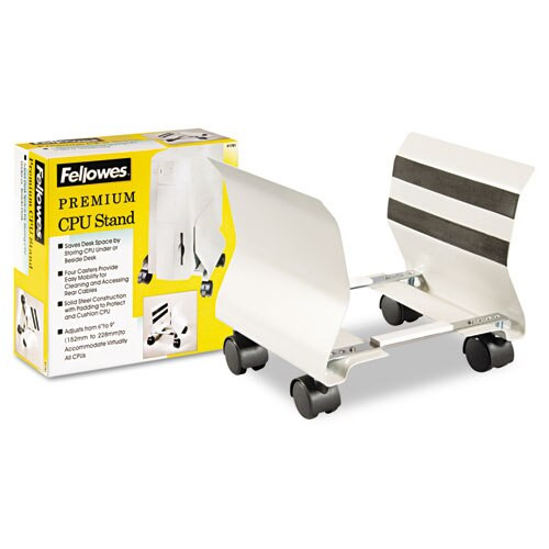 Premium Cpu Stand, 8w X 9d X 9.5h, Platinum Premium Cpu Stand, 8w X 9d X 9.5h, Platinum
