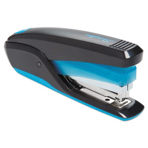 Quicktouch Reduced Effort Full Strip Stapler, 20-sheet Capacity, Black/blue Quicktouch Reduced Effort Full Strip Stapler, 20-sheet Capacity, Black/blue