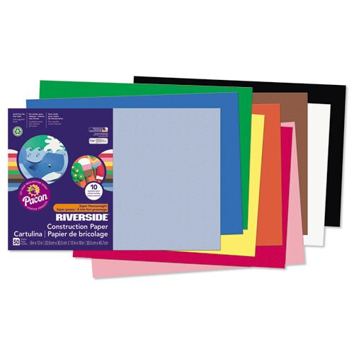 Riverside Construction Paper, 76lb, 9 X 12, Violet, 50/pack Riverside Construction Paper, 76lb, 9 X 12, Violet, 50/pack