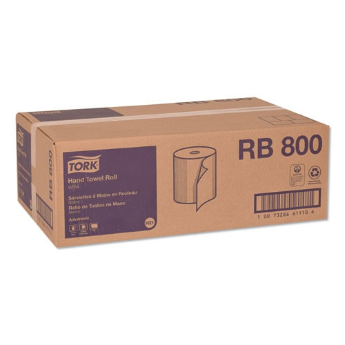 Advanced Hardwound Roll Towel, 7.88" X 800 Ft, White, 6 Rolls/carton Advanced Hardwound Roll Towel, 7.88" X 800 Ft, White, 6 Rolls/carton