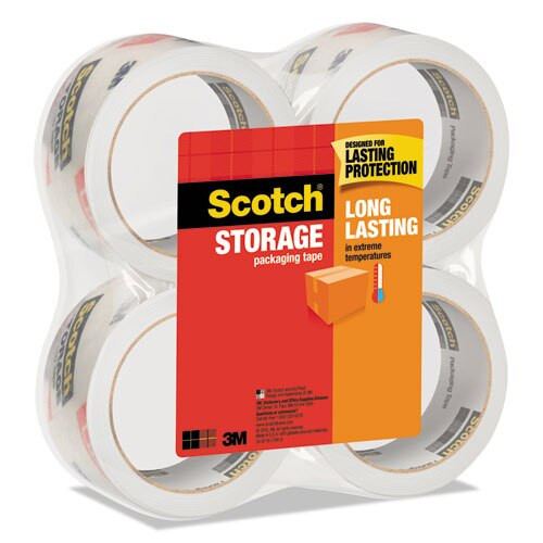 Storage Tape, 3" Core, 1.88" X 54.6 Yds, Clear, 4/pack Storage Tape, 3" Core, 1.88" X 54.6 Yds, Clear, 4/pack
