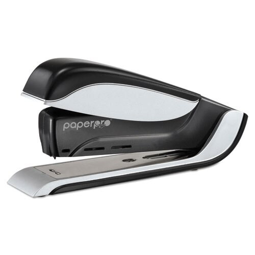 Spring-powered Premium Desktop Stapler, 25-sheet Capacity, Black/silver Spring-powered Premium Desktop Stapler, 25-sheet Capacity, Black/silver