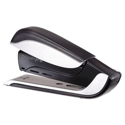 Spring-powered Premium Desktop Stapler, 25-sheet Capacity, Black/silver Spring-powered Premium Desktop Stapler, 25-sheet Capacity, Black/silver