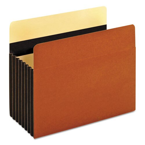 Heavy-duty File Pockets, 5.25" Expansion, Letter Size, Redrope, 10/box Heavy-duty File Pockets, 5.25" Expansion, Letter Size, Redrope, 10/box