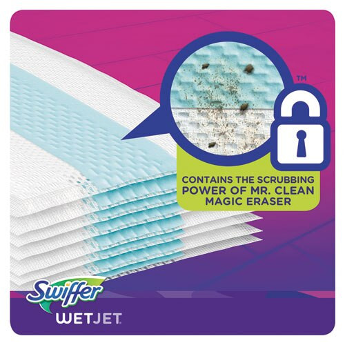Wetjet System Refill Pads, 11.3" X 5.4", Heavy Duty, White, 14/box Wetjet System Refill Pads, 11.3" X 5.4", Heavy Duty, White, 14/box