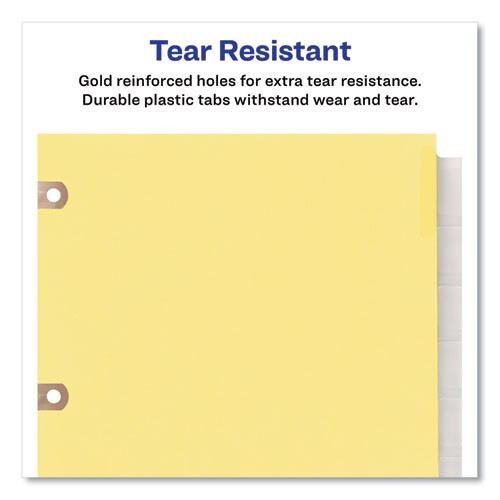 Insertable Big Tab Dividers, 8-tab, Letter Insertable Big Tab Dividers, 8-tab, Letter