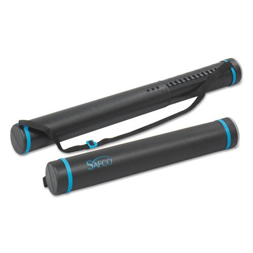 Telescoping Document Tubes, 24.5" To 40" Long, 3.5" Diameter, Black Telescoping Document Tubes, 24.5" To 40" Long, 3.5" Diameter, Black