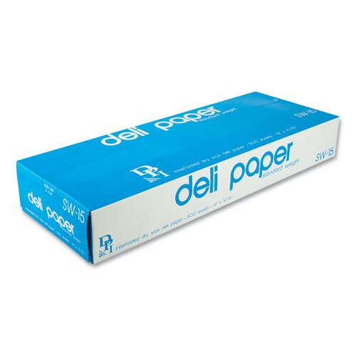Interfolded Deli Sheets, 15" X 10 3/4", 500 Sheets/box, 12 Boxes/carton Interfolded Deli Sheets, 15" X 10 3/4", 500 Sheets/box, 12 Boxes/carton