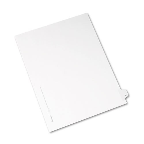 Preprinted Legal Exhibit Side Tab Index Dividers, Allstate Style, 26-tab, B, 11 X 8.5, White, 25/pack Preprinted Legal Exhibit Side Tab Index Dividers, Allstate Style, 26-tab, B, 11 X 8.5, White, 25/pack