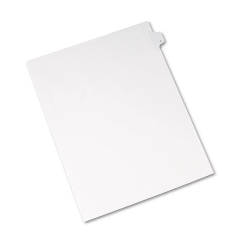 Preprinted Legal Exhibit Side Tab Index Dividers, Allstate Style, 26-tab, C, 11 X 8.5, White, 25/pack Preprinted Legal Exhibit Side Tab Index Dividers, Allstate Style, 26-tab, C, 11 X 8.5, White, 25/pack