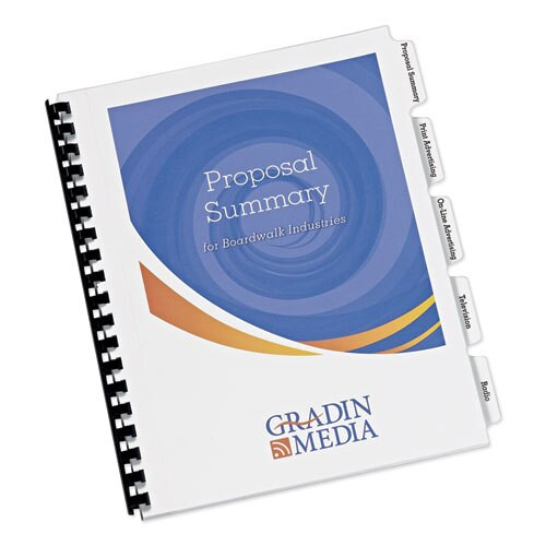 Customizable Print-on Dividers, 5-tab, Letter, 5 Sets