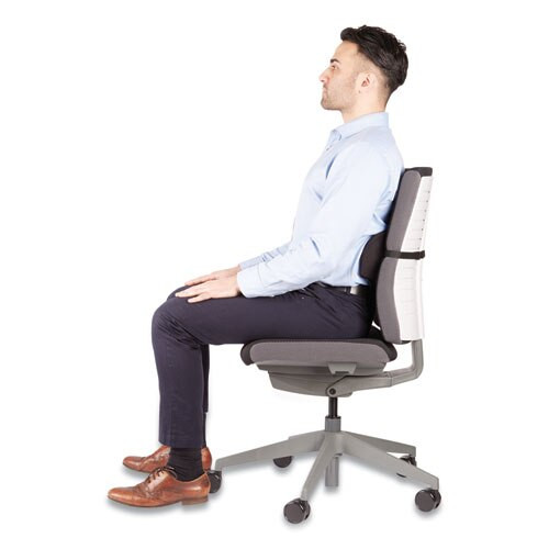 Lumbar Back Support, 12w X 3.13d X 5.19h, Black Lumbar Back Support, 12w X 3.13d X 5.19h, Black