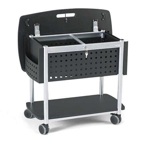 Scoot Mobile File, 29.75w X 18.75d X 27h, Black/silver Scoot Mobile File, 29.75w X 18.75d X 27h, Black/silver