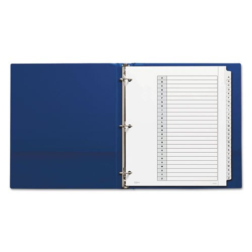 Customizable Toc Ready Index Black And White Dividers, 26-tab, Letter Customizable Toc Ready Index Black And White Dividers, 26-tab, Letter