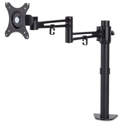 Adaptivergo Pole-mounted Monitor Arm, Single Monitor Up To 30", Black Adaptivergo Pole-mounted Monitor Arm, Single Monitor Up To 30", Black