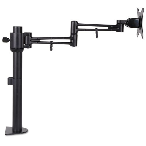 Adaptivergo Pole-mounted Monitor Arm, Single Monitor Up To 30", Black Adaptivergo Pole-mounted Monitor Arm, Single Monitor Up To 30", Black