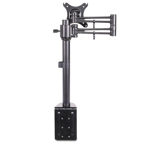 Adaptivergo Pole-mounted Monitor Arm, Single Monitor Up To 30", Black Adaptivergo Pole-mounted Monitor Arm, Single Monitor Up To 30", Black