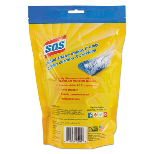 Non-scratch Soap Scrubbers, Blue, 8/pack Non-scratch Soap Scrubbers, Blue, 8/pack