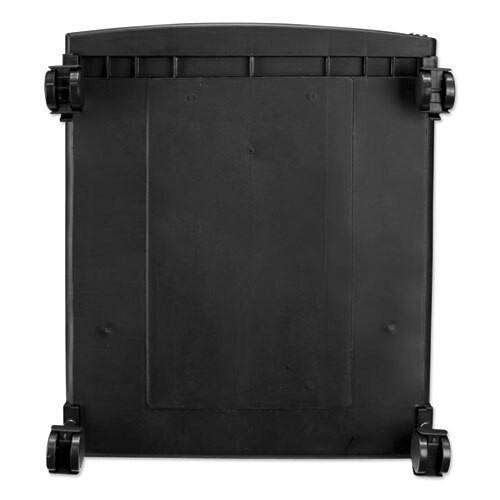 Single-drawer Mobile Filing Cabinet, 14.75w X 18.25d X 12.75h, Black/blue Single-drawer Mobile Filing Cabinet, 14.75w X 18.25d X 12.75h, Black/blue