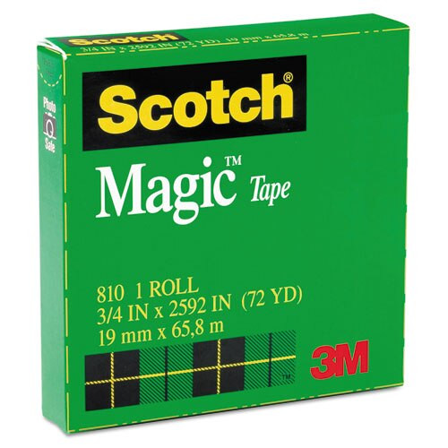 Magic Tape Refill, 3" Core, 0.75" X 72 Yds, Clear Magic Tape Refill, 3" Core, 0.75" X 72 Yds, Clear