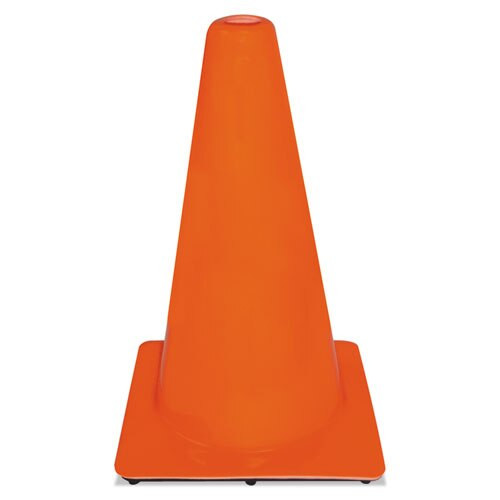 Non-reflective Safety Cone, 9 X 9 X 12, Orange Non-reflective Safety Cone, 9 X 9 X 12, Orange