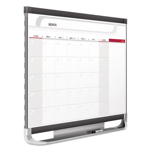 Prestige 2 Magnetic Total Erase Monthly Calendar, 48 X 36, Graphite Color Frame Prestige 2 Magnetic Total Erase Monthly Calendar, 48 X 36, Graphite Color Frame