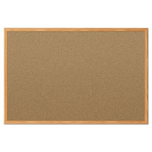 Cork Bulletin Board, 48 X 36, Oak Frame Cork Bulletin Board, 48 X 36, Oak Frame