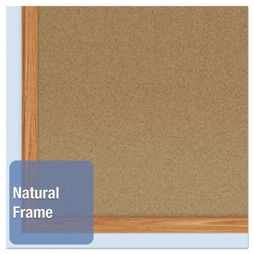 Cork Bulletin Board, 48 X 36, Oak Frame Cork Bulletin Board, 48 X 36, Oak Frame