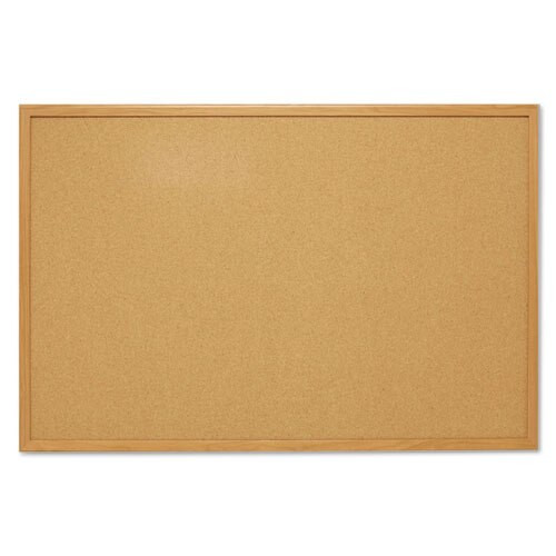 Cork Bulletin Board, 48 X 36, Oak Frame Cork Bulletin Board, 48 X 36, Oak Frame