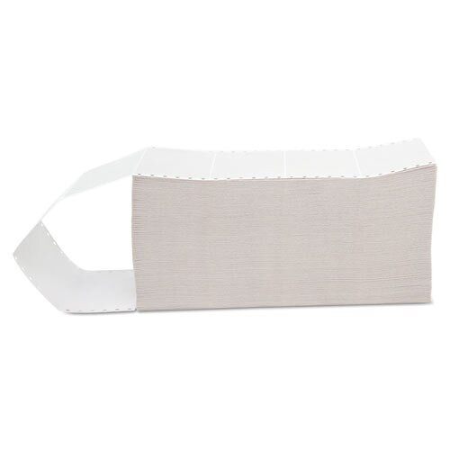 Dot Matrix Printer Labels, Dot Matrix Printers, 2.94 X 5, White, 3,000/box Dot Matrix Printer Labels, Dot Matrix Printers, 2.94 X 5, White, 3,000/box