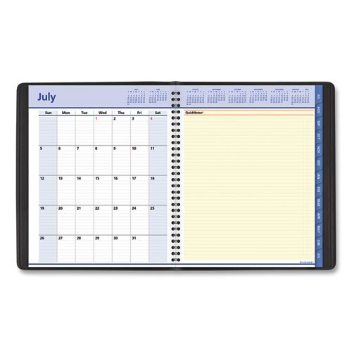 Quicknotes Weekly/monthly Planner, 10 X 8, Black, 2020-2021 Quicknotes Weekly/monthly Planner, 10 X 8, Black, 2020-2021