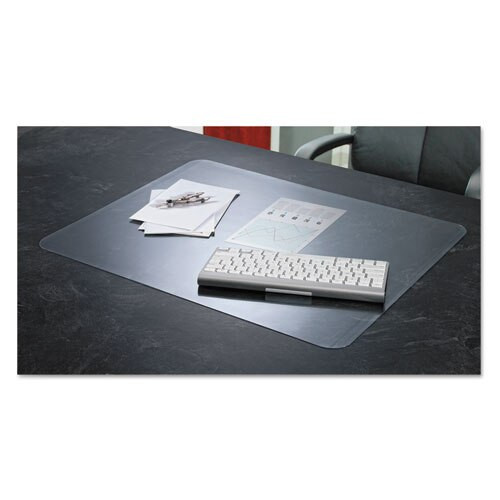 Krystalview Desk Pad With Antimicrobial Protection, 17 X 12, Matte Finish, Clear Krystalview Desk Pad With Antimicrobial Protection, 17 X 12, Matte Finish, Clear
