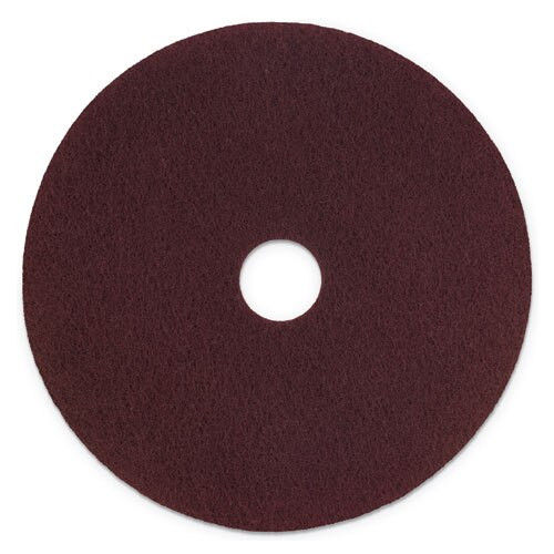 Surface Preparation Pad Plus, 17" Diameter, Maroon, 5/carton Surface Preparation Pad Plus, 17" Diameter, Maroon, 5/carton