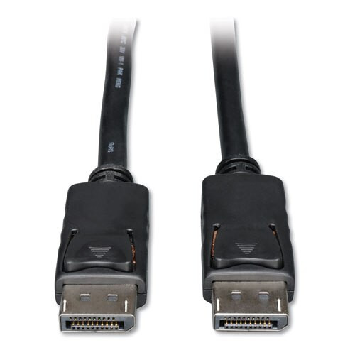 Displayport To Displayport Cable 4k With Latches (m/m), 4k X 2k @ 60 Hz, 10 Ft. Displayport To Displayport Cable 4k With Latches (m/m), 4k X 2k @ 60 Hz, 10 Ft.