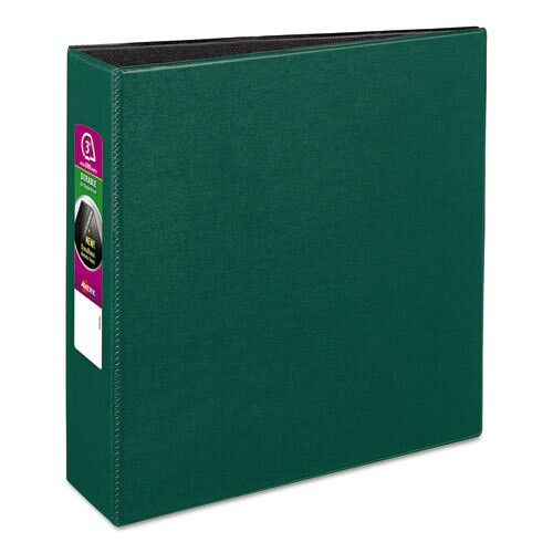 Durable Non-view Binder With Durahinge And Slant Rings, 3 Rings, 3" Capacity, 11 X 8.5, Green Durable Non-view Binder With Durahinge And Slant Rings, 3 Rings, 3" Capacity, 11 X 8.5, Green