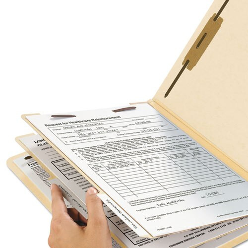 Manila Four- And Six-section Top Tab Classification Folders, 2 Dividers, Letter Size, Manila, 10/box Manila Four- And Six-section Top Tab Classification Folders, 2 Dividers, Letter Size, Manila, 10/box