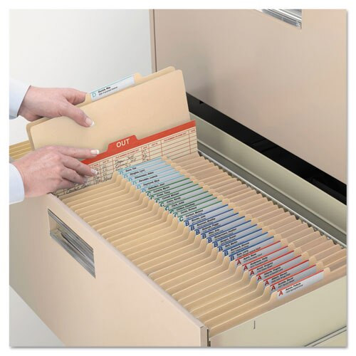 Manila Four- And Six-section Top Tab Classification Folders, 2 Dividers, Letter Size, Manila, 10/box Manila Four- And Six-section Top Tab Classification Folders, 2 Dividers, Letter Size, Manila, 10/box