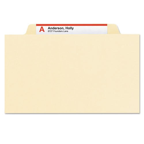 Manila Four- And Six-section Top Tab Classification Folders, 2 Dividers, Letter Size, Manila, 10/box Manila Four- And Six-section Top Tab Classification Folders, 2 Dividers, Letter Size, Manila, 10/box