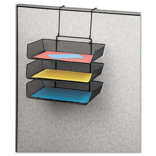 Mesh Partition Additions Three-tray Organizer, 11 1/8 X 14 X 14 3/4, Black Mesh Partition Additions Three-tray Organizer, 11 1/8 X 14 X 14 3/4, Black