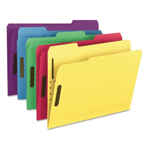 Watershed/cutless Reinforced Top Tab 2-fastener Folders, 1/3-cut Tabs, Letter Size, Red, 50/box Watershed/cutless Reinforced Top Tab 2-fastener Folders, 1/3-cut Tabs, Letter Size, Red, 50/box