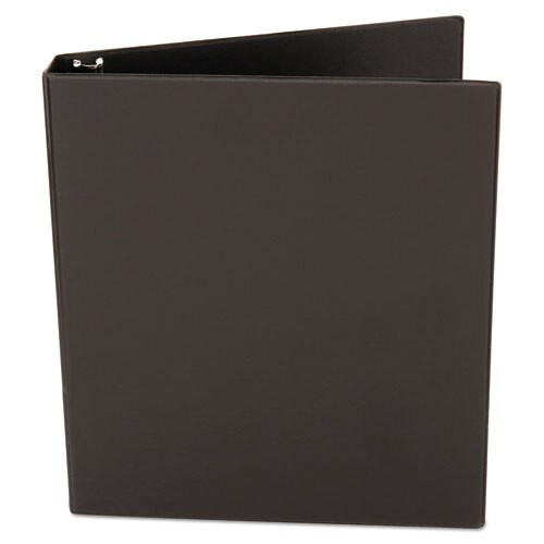 Deluxe Non-view D-ring Binder With Label Holder, 3 Rings, 1" Capacity, 11 X 8.5, Black Deluxe Non-view D-ring Binder With Label Holder, 3 Rings, 1" Capacity, 11 X 8.5, Black