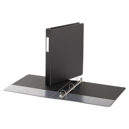 Deluxe Non-view D-ring Binder With Label Holder, 3 Rings, 1" Capacity, 11 X 8.5, Black Deluxe Non-view D-ring Binder With Label Holder, 3 Rings, 1" Capacity, 11 X 8.5, Black