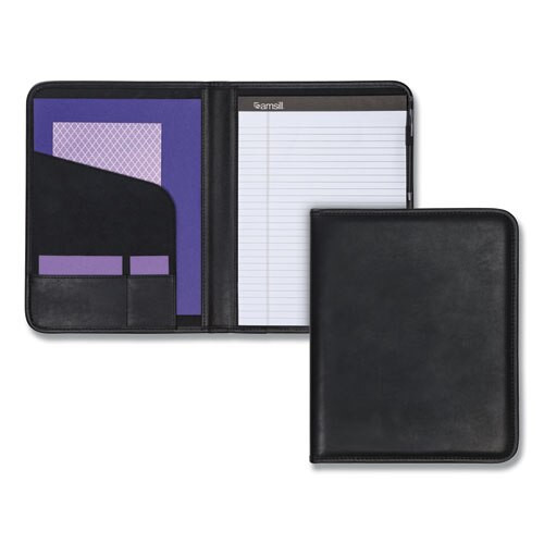 Professional Padfolio, 3/4w X 9 1/4h, Open Style, Black Professional Padfolio, 3/4w X 9 1/4h, Open Style, Black