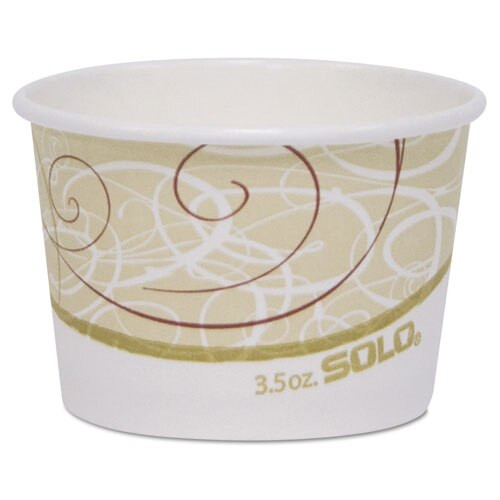 Single Poly Paper Containers, 16 Oz, Symphony Theme, 4 1/2" Dia Single Poly Paper Containers, 16 Oz, Symphony Theme, 4 1/2" Dia