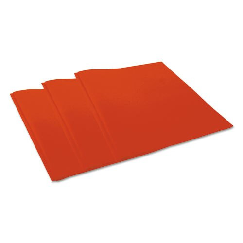 Plastic Twin-pocket Report Covers With 3 Fasteners, 100 Sheets, Red, 10/pk Plastic Twin-pocket Report Covers With 3 Fasteners, 100 Sheets, Red, 10/pk