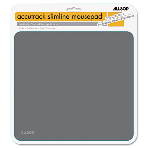 Accutrack Slimline Mouse Pad, Graphite, 8 3/4" X 8" Accutrack Slimline Mouse Pad, Graphite, 8 3/4" X 8"