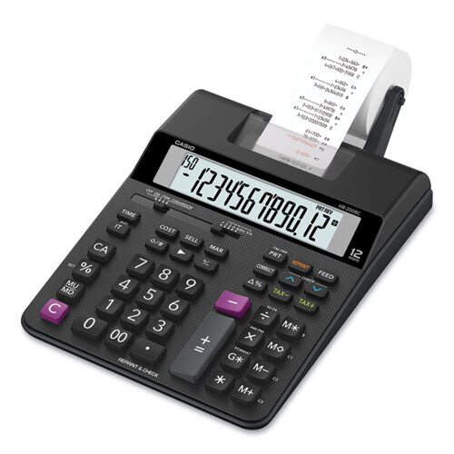 Hr200rc Printing Calculator, 12-digit, Lcd Hr200rc Printing Calculator, 12-digit, Lcd